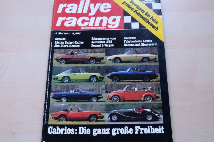 Deckblatt Rallye Racing (05/1977)